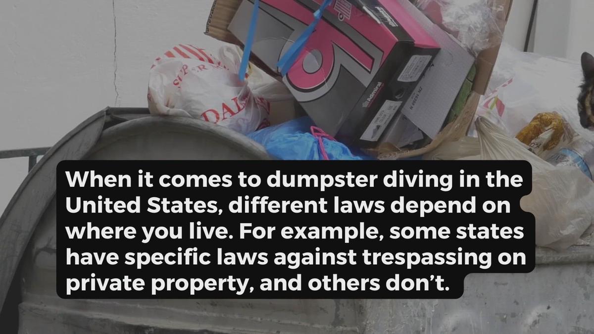 Dumpster diving laws in Utah