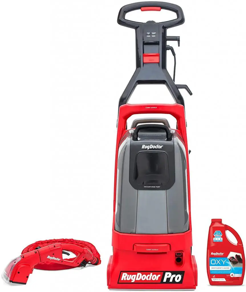 Rug Doctor Pro Deep Commercial Cleaning Machine with Motorized Upholstery Tool